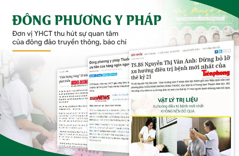 Một số trang báo đưa tin về Đông phương Y pháp