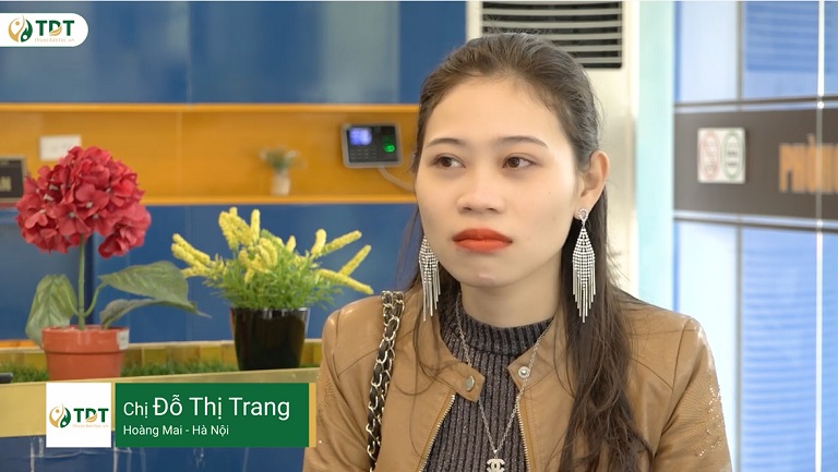 Chị Đỗ Thị Trang chia sẻ