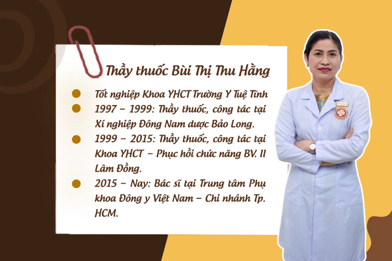 Thầy thuốc Bùi Thị Thu Hằng hơn 20 gắn bó với YHCT điều trị phụ khoa