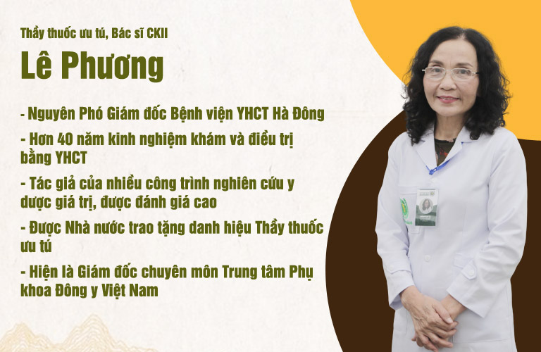 Bác sĩ Phương có nhiều kinh nghiệm trong điều trị bệnh phụ khoa