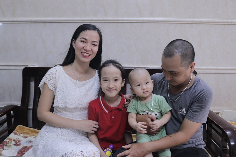 Hạnh phúc viên mãn của gia đình chị Trang khi hết bệnh phụ khoa và có tin vui