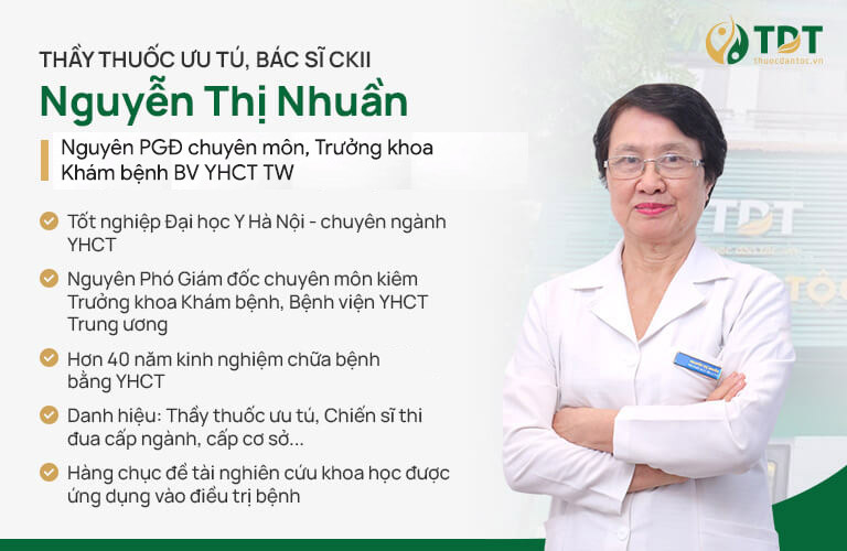 Thông tin về bác sĩ Nguyễn Thị Nhuần
